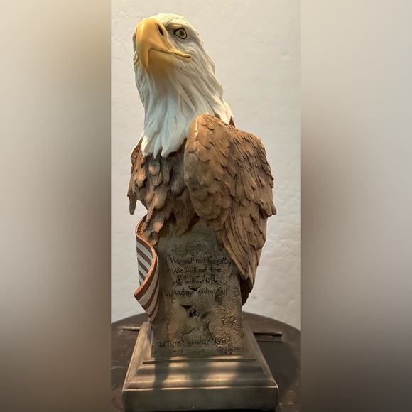 9/11 “Land of the Free” Mill Creek Bald Eagle  Commemorative by Stephen Herrero - Picture 3 of 12